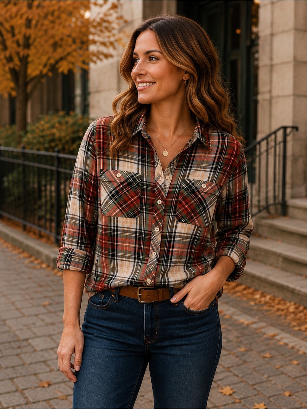 Ralph Lauren Denim & Supply Plaid Flannel Shirt | Classic Fall Preppy